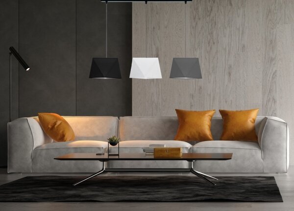 Lampadario a sospensione con filo DIAMENT 3xE27/60W/230V