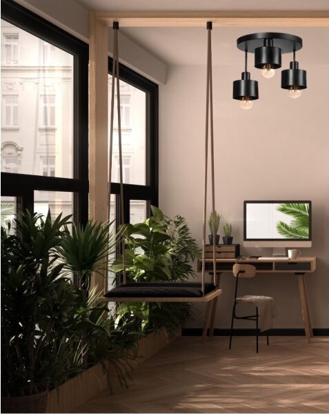 Lampadario a plafone BODO 3xE27/60W/230V