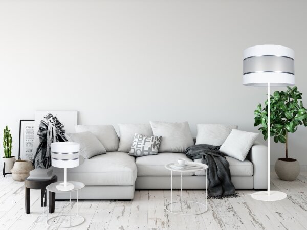 Lampada da tavolo CORAL 1xE27/60W/230V bianco