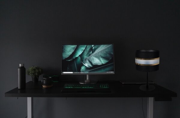 Lampada da tavolo CORAL 1xE27 / 60W / 230V nera