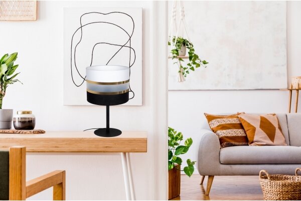 Lampada da tavolo CORAL 1xE27 / 60W / 230V nera