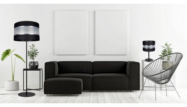 Lampada da tavolo CORAL 1xE27/60W/230V nero