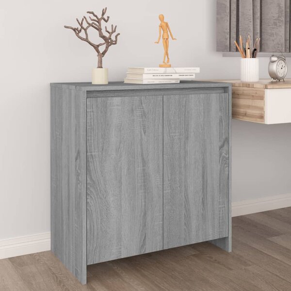 Credenza Grigio Sonoma 70x40x73,5 cm in Truciolato