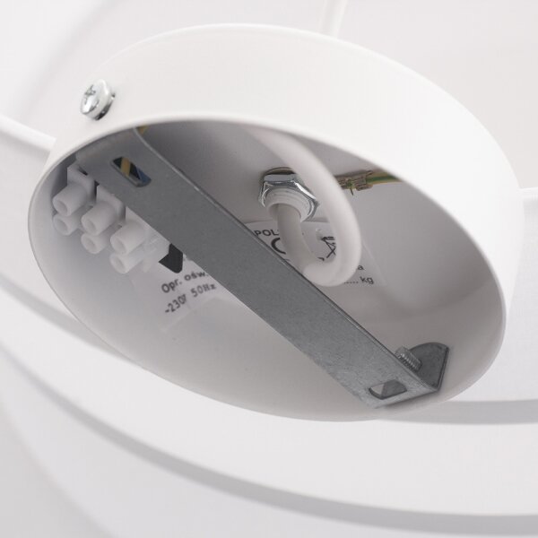 Lampadario a sospensione con filo CORAL 1xE27/60W/230V bianco