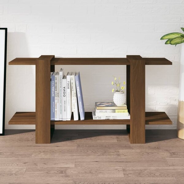 Homcom Moderna Libreria a Parete in Legno Bianco 85 x 47.5 x 14.5 cm