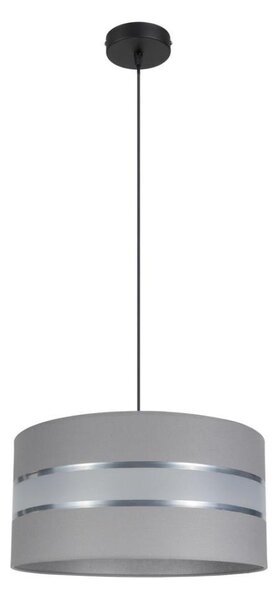Lampadario su corda CORAL 1xE27/60W/230V d. 40 cm grigio