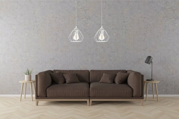 Lampadario a sospensione con filo CEED 2xE27/60W/230V