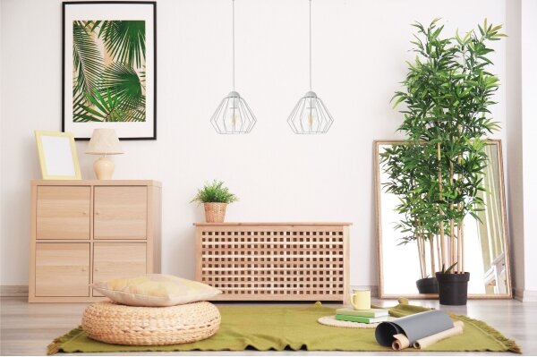 Lampadario a sospensione con filo CEED 2xE27/60W/230V