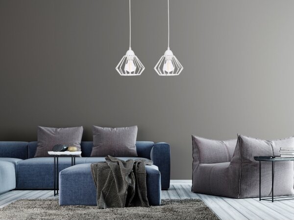 Lampadario a sospensione con filo CEED 2xE27/60W/230V
