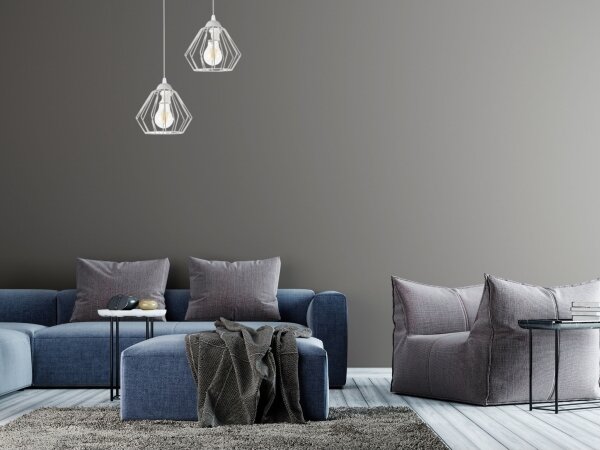 Lampadario a sospensione con filo CEED 2xE27/60W/230V