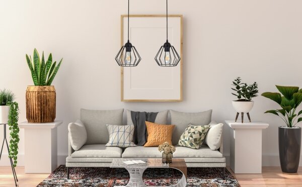 Lampadario a sospensione con filo CEED 2xE27/60W/230V