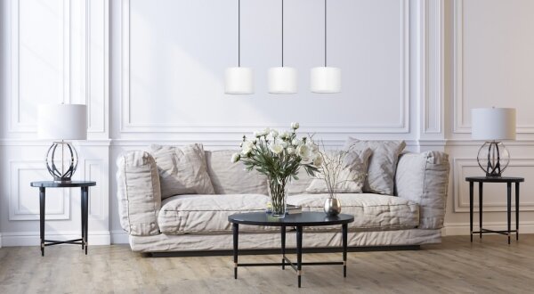 Lampadario a sospensione con filo TUZ 3xE27/60W/230V