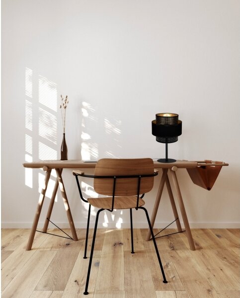 Lampada da tavolo NESS 1xE27/60W/230V nero