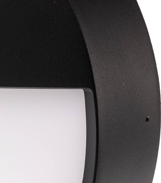 BRUMBERG Eye applique LED da esterni, metà, nero