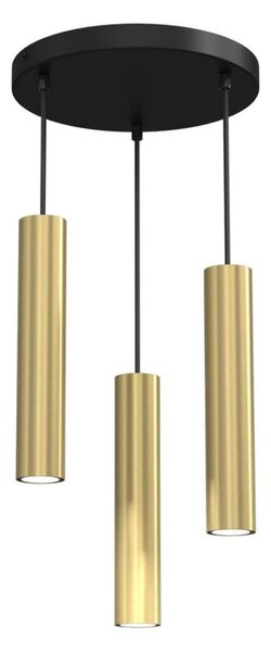 Lampadario a sospensione con filo RAITO 3xGU10/8W/230V ottone