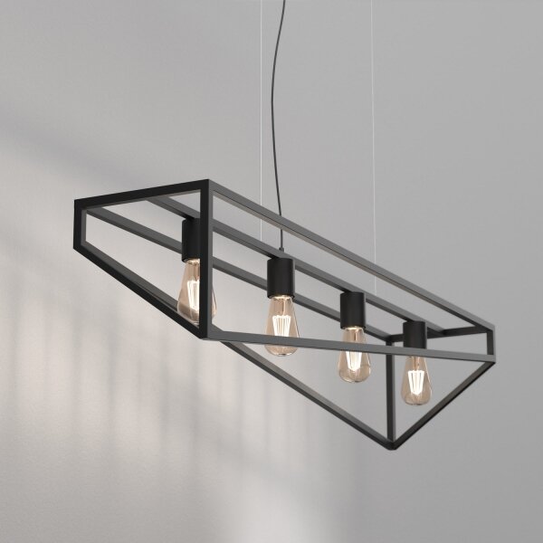 Lampadario a sospensione con filo GOTE 4xE27/60W/230V