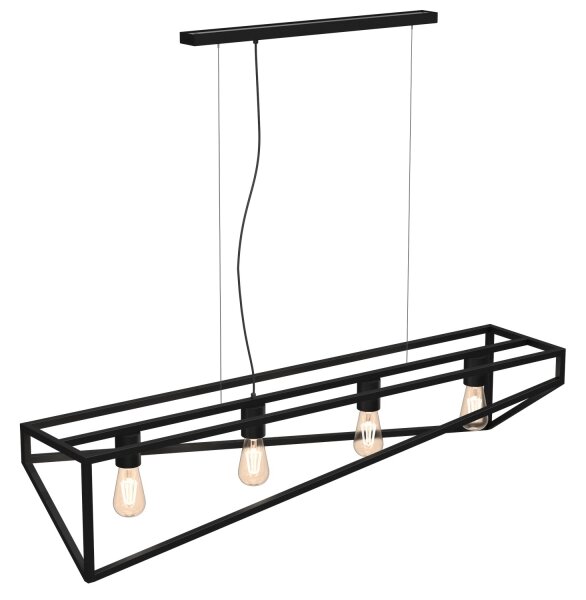 Lampadario a sospensione con filo GOTE 4xE27/60W/230V