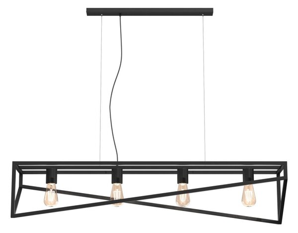 Lampadario a sospensione con filo GOTE 4xE27/60W/230V