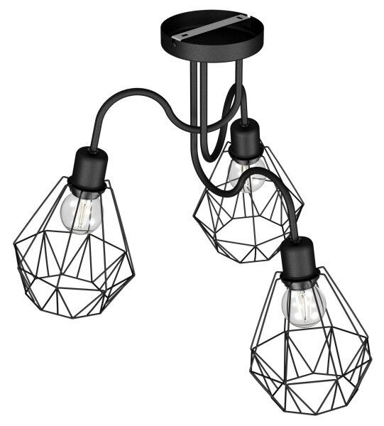Lampadario a plafone BERGEN 3xE27/60W/230V