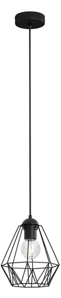 Lampadario su corda BERGEN 1xE27/60W/230V nero