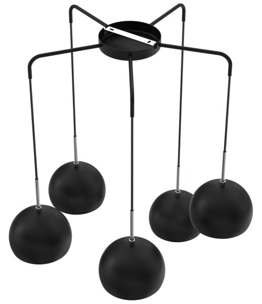 Lampadario a sospensione con filo COOL 5xE27/60W/230V