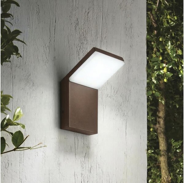 Ideal Lux - Applique da esterno STYLE LED/8,5W/230V 3000K CRI 90 IP54 marrone