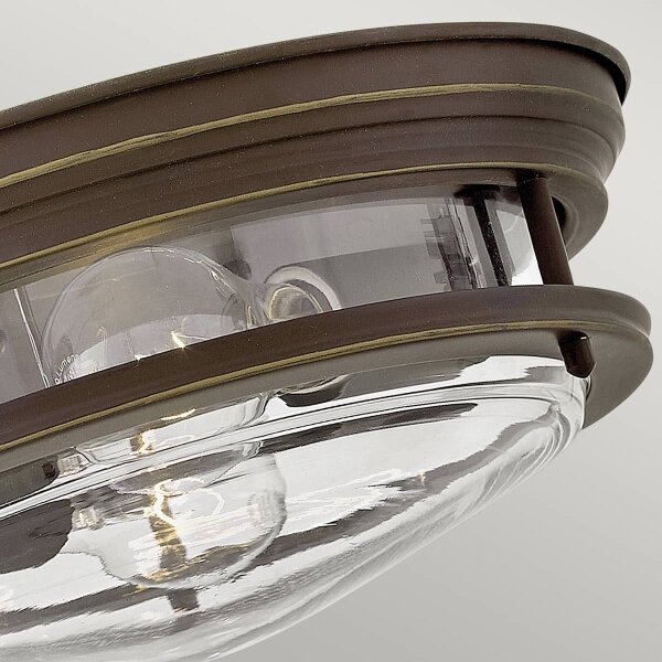 Quintiesse QN-HADRIAN-FS-OZ-CLEAR Lampada da esterno HADRIAN 2xE27/40W/230V IP44 bronzo