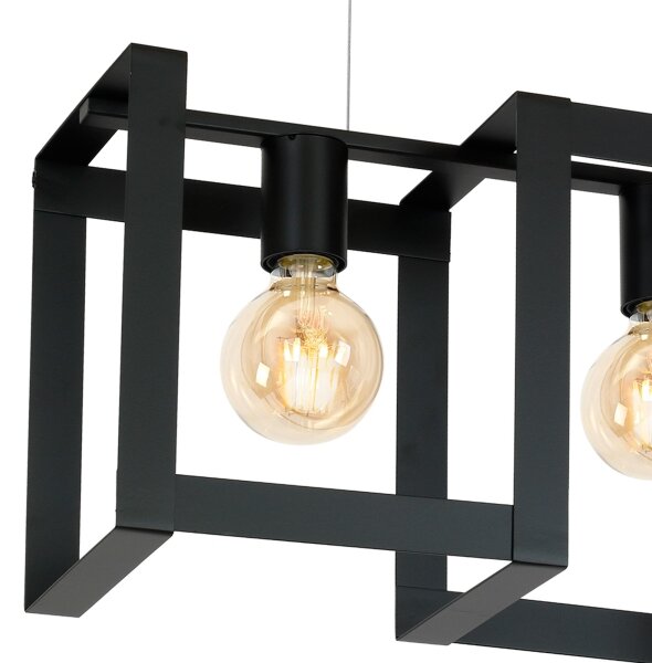 Lampadario a sospensione con filo KARTEL 3xE27/60W/230V