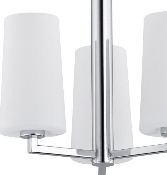 Argon 1224 - Lampadario on a pole CAMELOT 3xE27/15W/230V cromo lucido