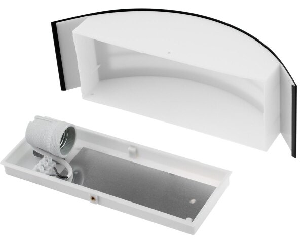 Applique da esterno 1xE27/14W/230V IP44 nero