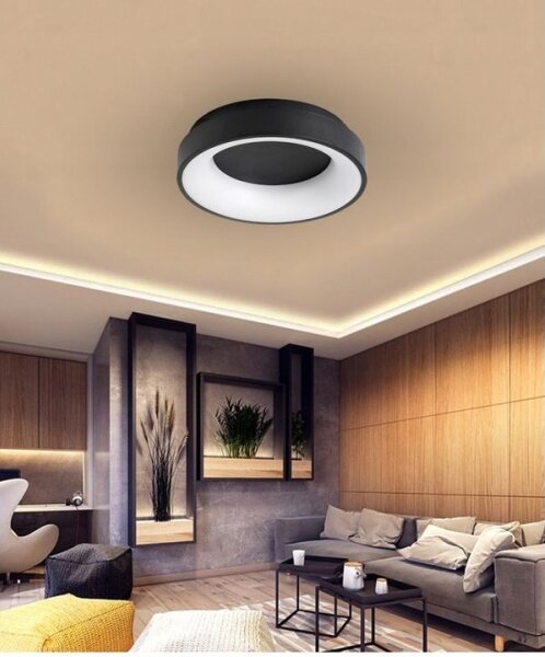 Plafoniera LED dimmerabile NOVA LED/54W/230V 3000-6500K nero + tc
