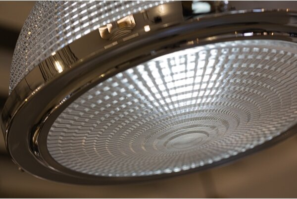 Klausen 111016 - Lampadario on a pole THOR 1xE27/11W/230V cromo lucido