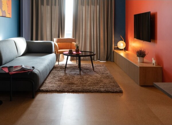 Klausen 108003 - Lampada da tavolo JUNO 1xE27/7W/230V beige/oro