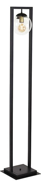 Klausen 107003 - Lampada da terra REY 1xE27/7W/230V nero