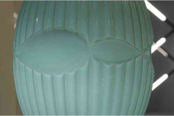Klausen 111031 - Lampadario a sospensione con filo ELLIPTIC 1xE27/11W/230V verde
