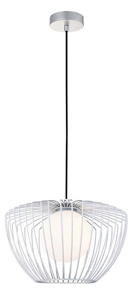 Klausen 111026 - Lampadario a sospensione con filo FORMAL 1xG9/4W/230V argento