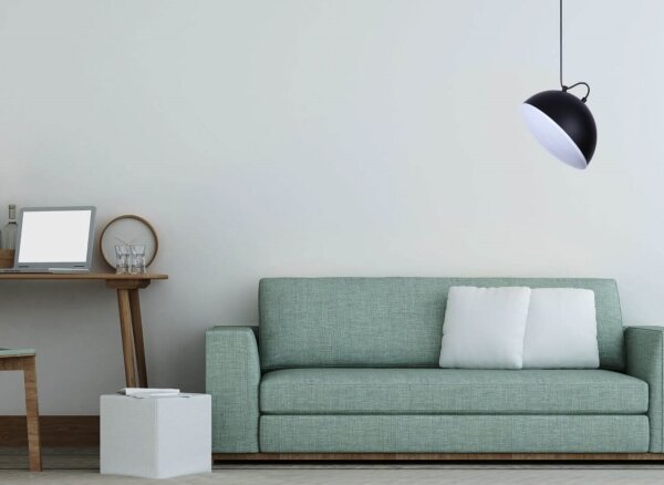 Klausen 142022 - Lampadario LED a sospensione con filo CROWD LED/20W/230V nero