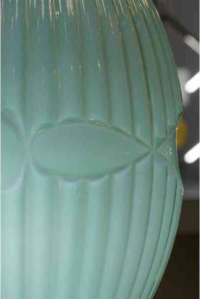Klausen 111031 - Lampadario a sospensione con filo ELLIPTIC 1xE27/11W/230V verde