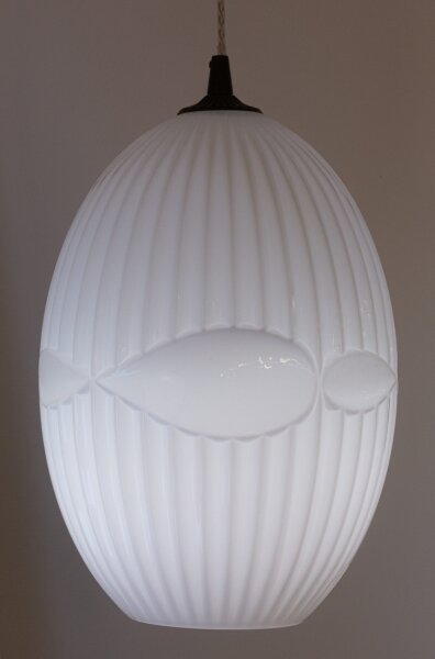 Klausen 111030 - Lampadario a sospensione con filo ELLIPTIC 1xE27/11W/230V bianco