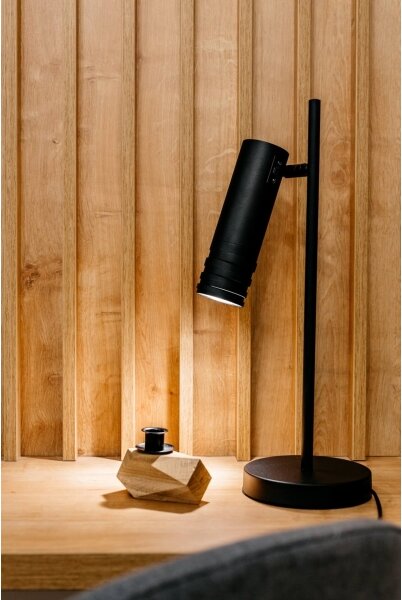 Klausen 108007 - Lampada da tavolo DRILL 1xGU10/4W/230V nero
