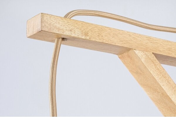 Rabalux 71028 - Lampada da parete UBUL 1xE27/60W/230V faggio