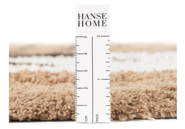 Tappeto per bambini marrone chiaro in cotone lavabile/tessuto a mano 93x120 cm Snuggle Bea – Hanse Home
