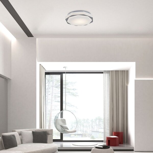 Rabalux 71046 - Plafoniera a LED dimmerabile DETTORA LED/18W/230V + telecomando
