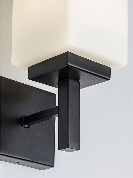 Rabalux 71061 - Applique da bagno ZENKAI 1xE14/10W/230V IP44 nero