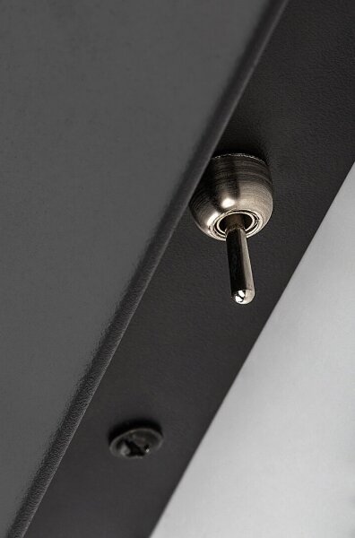 Rabalux 71089 - Applique con mensola TACITO 1xGU10/25W/230V nero