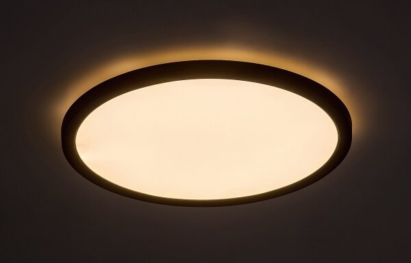 Rabalux 71098 - Plafoniera LED GONZALO LED/36W/230V diametro 50 cm nero