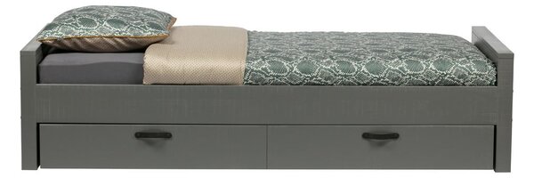 Letto singolo in legno di pino , 90 x 200 cm Morris - WOOOD