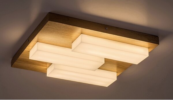 Rabalux 71142 - Plafoniera LED KONTE LED/30W/230V quercia