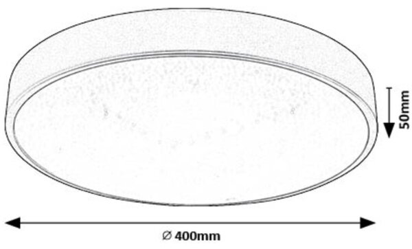 Rabalux 71135 - Plafoniera LED OCTAV LED/24W/230V 4000K diametro 40 cm