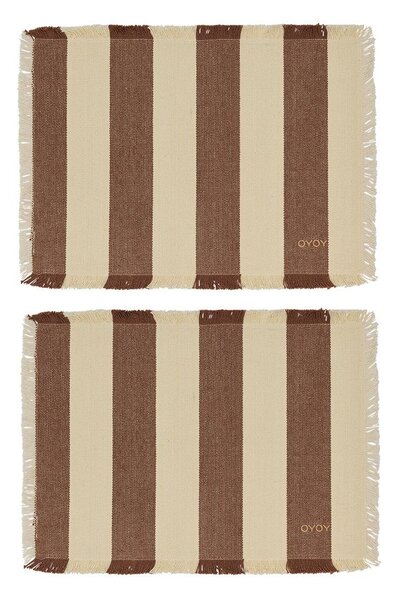 Tovagliette in set in cotone organico 2 pz 36x48 cm Toppu – OYOY Living Design